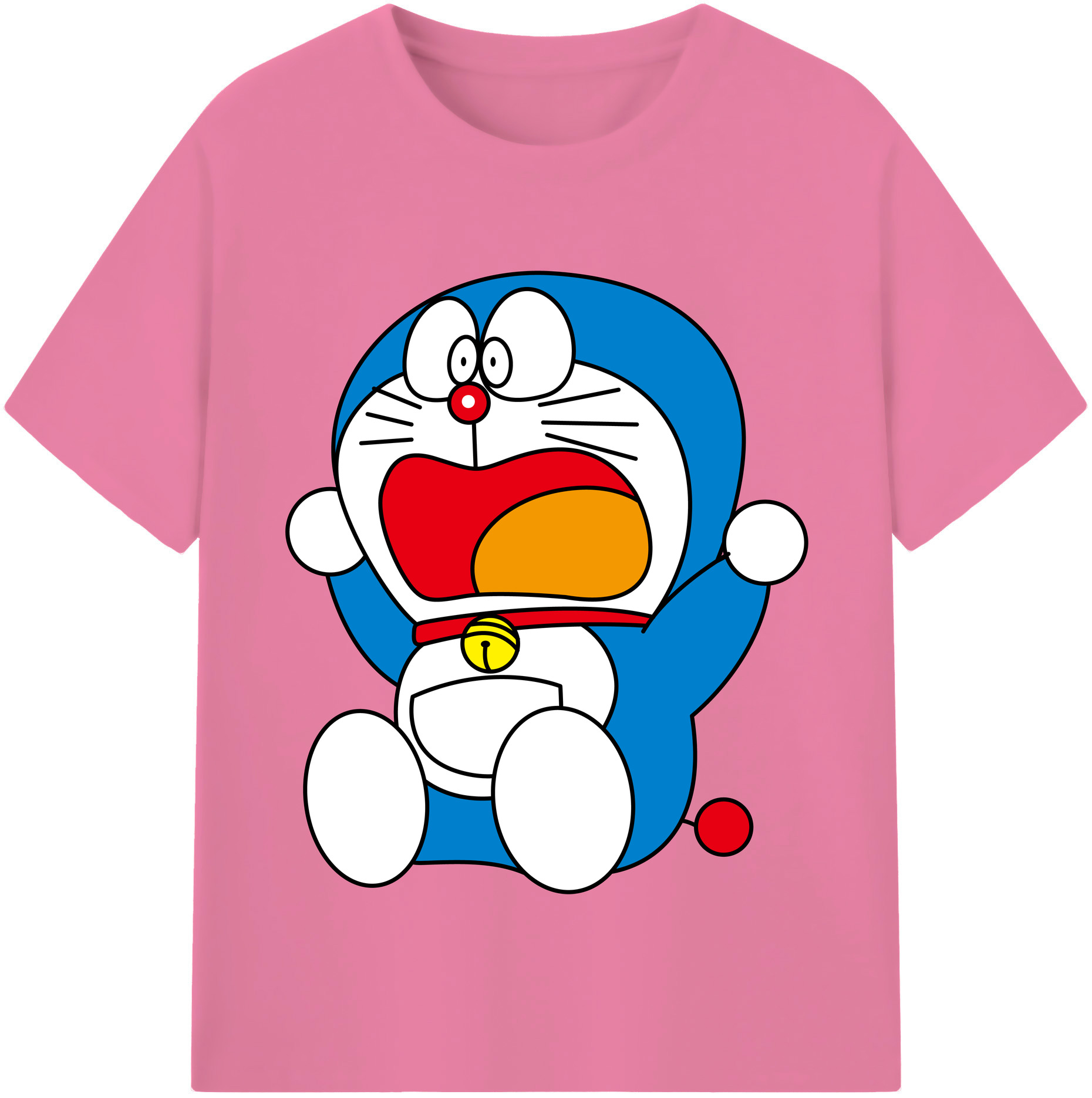 （画像用） ドラえもん Doraemon 綿100％半袖Tシャツ（フロントプリント）